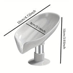 Soap Box Drain Soap Holder Bathroom Accessories Suction Cup Soap Dish Tray Soap Dish For Bathroom Soap