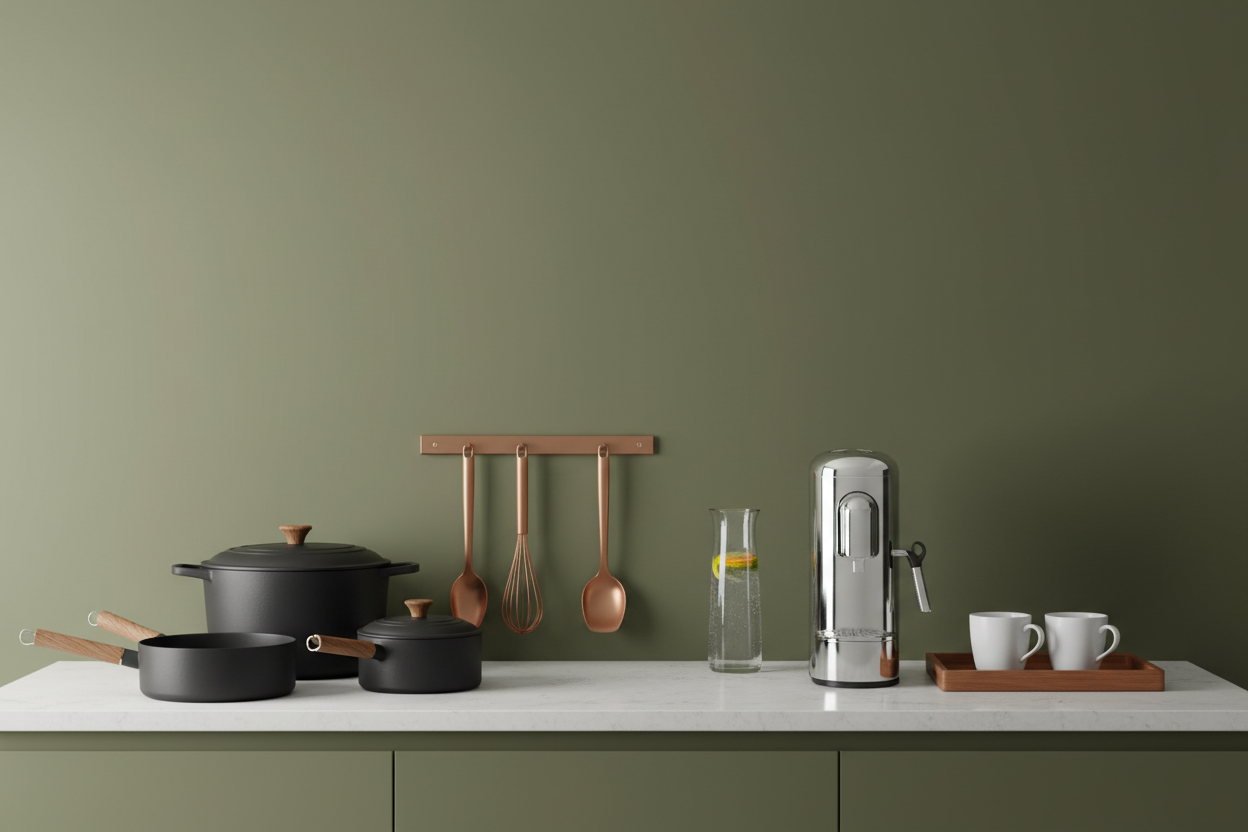 need slide image for kitchen with solid bachground